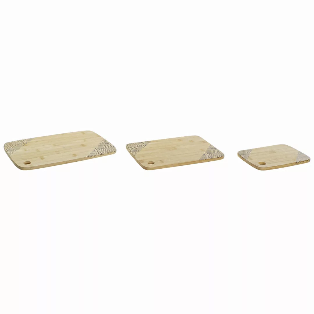 Schneidebrett Dkd Home Decor Bambus (24 X 33 X 1 Cm) (3 Pcs) günstig online kaufen