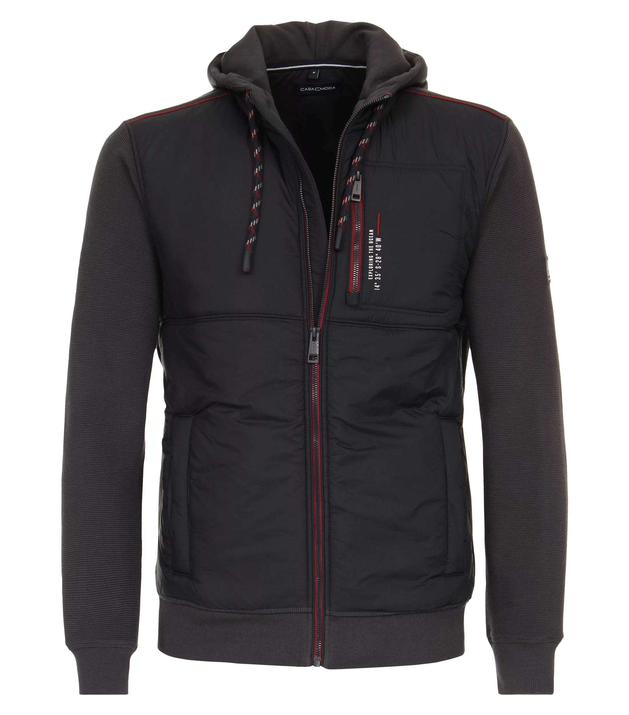 CASAMODA Sweatjacke "CASAMODA Sweatjacke uni" günstig online kaufen