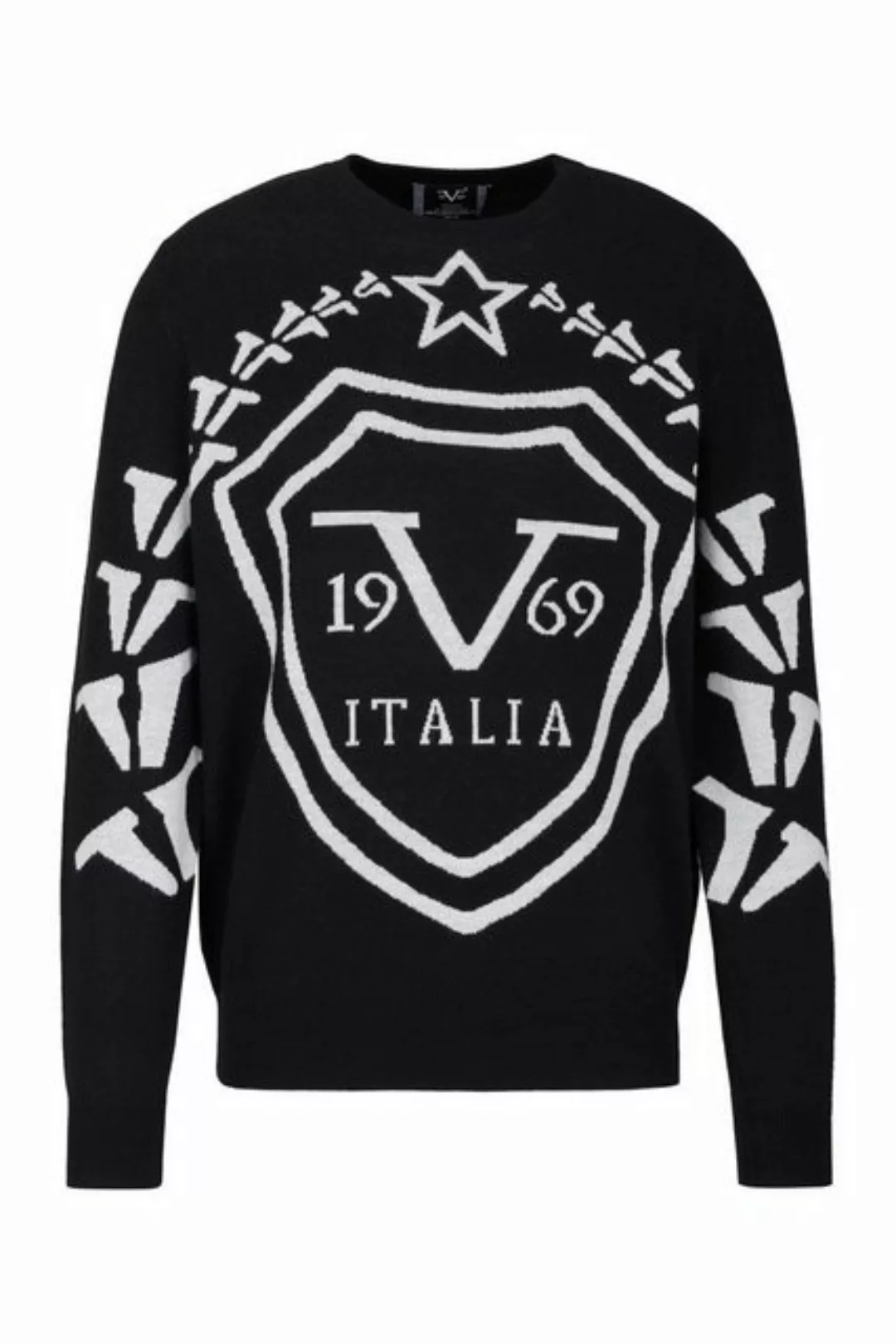 19V69 Italia by Versace Rundhalspullover by Versace Sportivo SRL - Enzo günstig online kaufen