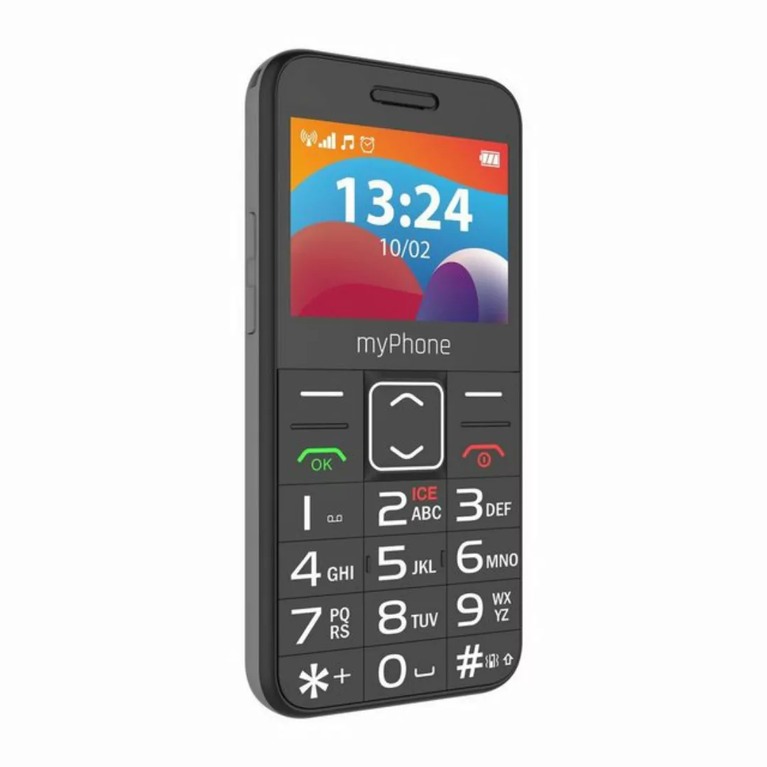 myPhone LTE Mobiltelefon, 1400 mAh, 4G LTE, SOS-Taste und Taschenlampe Schw günstig online kaufen