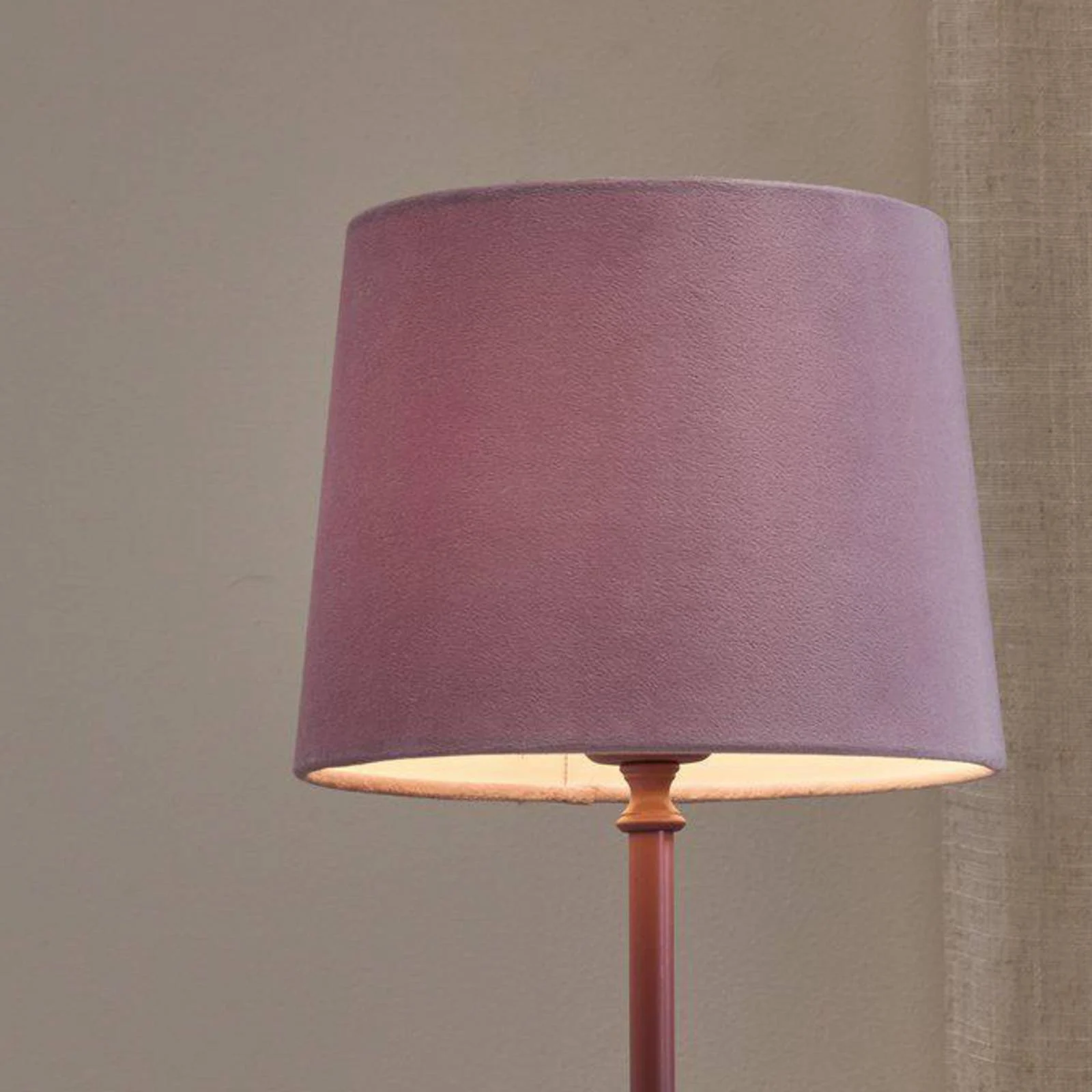 PR Home Tischlampe Tove, pink, Höhe 56 cm, Metall/Stoff günstig online kaufen