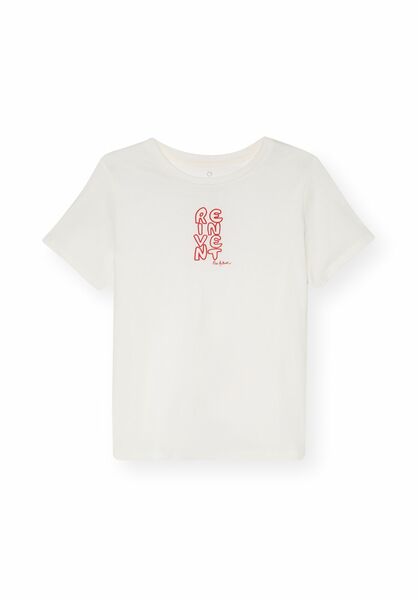 Damen T-shirt Tt85 Reinvent Embroidery Aus Biobaumwolle Mit Stickerei günstig online kaufen