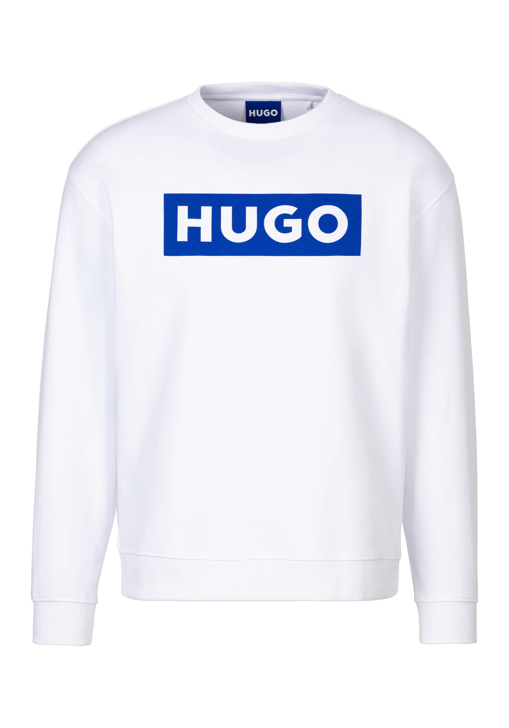 HUGO Blue Sweatshirt, mit Frontprint günstig online kaufen