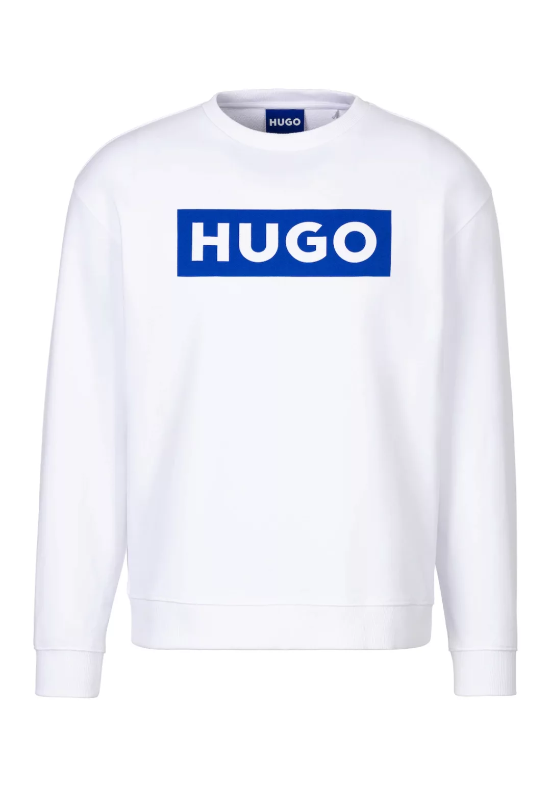 HUGO Blue Sweatshirt, mit Frontprint günstig online kaufen