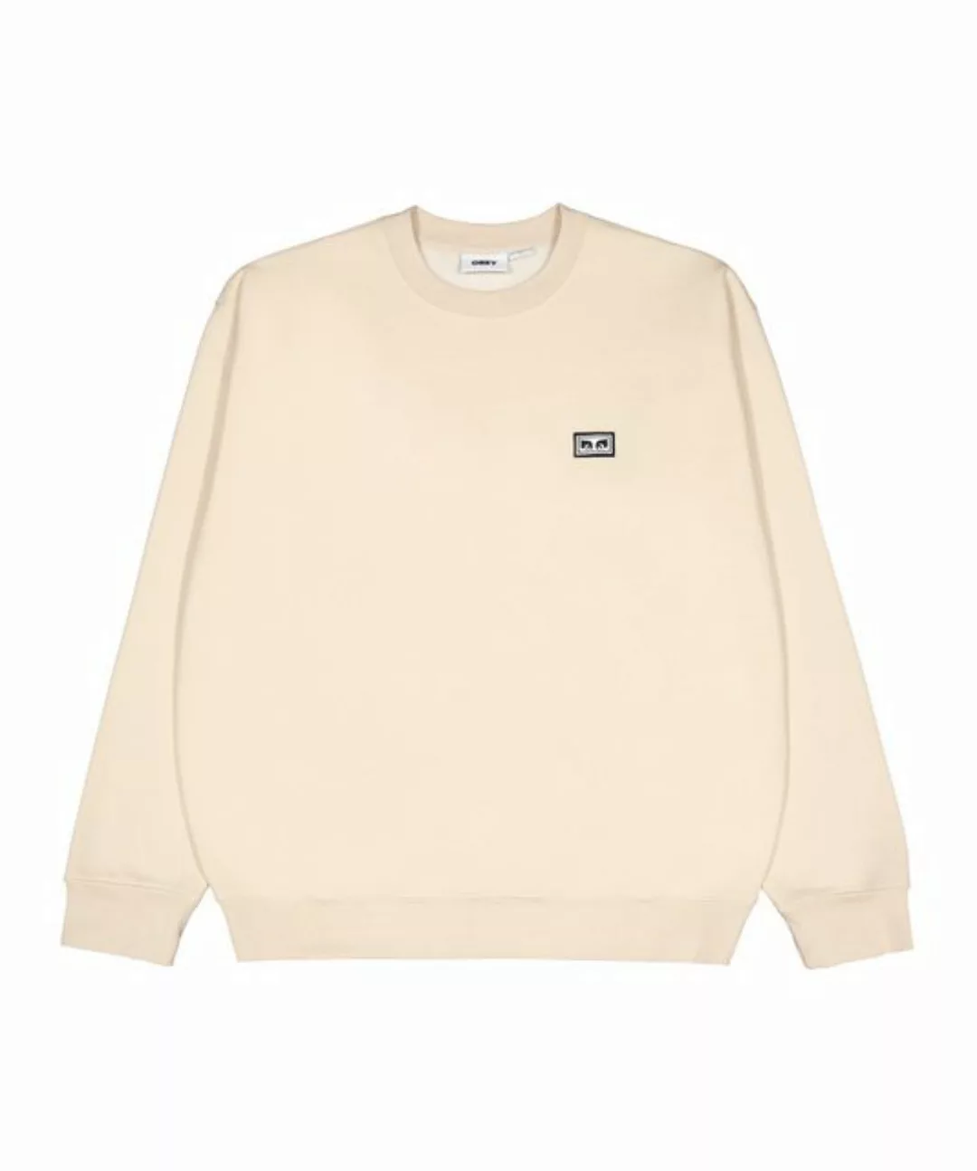 OBEY Sweatshirt Obey Established Works Eyes Fagry Sweatshirt Beige Baumwoll günstig online kaufen