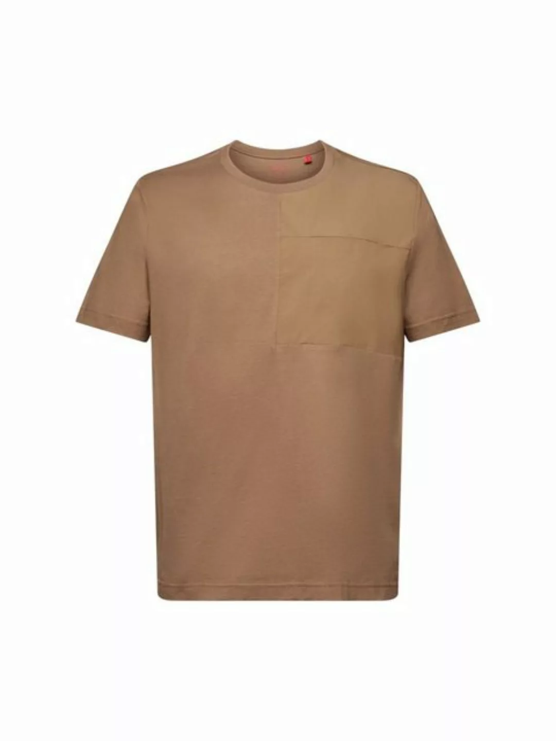 Esprit T-Shirt T-Shirt aus Jersey mit Brusttasche (1-tlg) günstig online kaufen