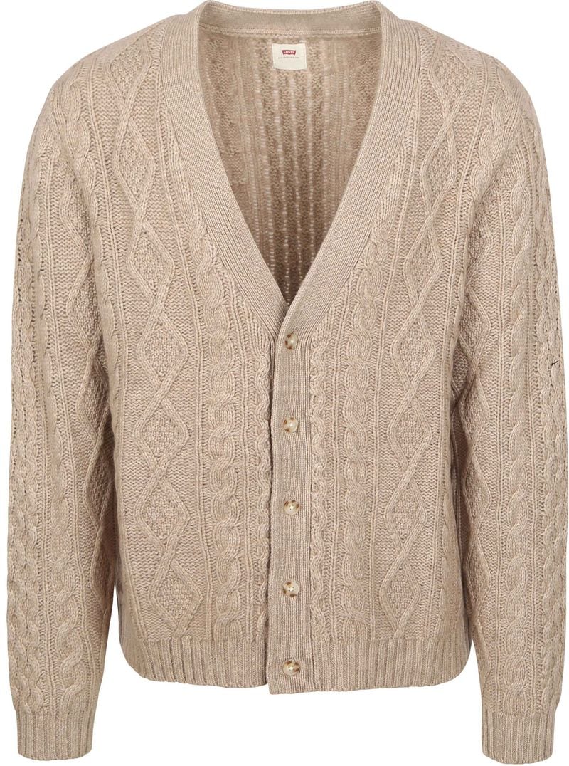 Levi's Original Cardigan Valencia Beige - Größe M günstig online kaufen