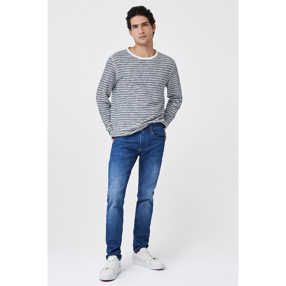 Salsa Jeans 125507-000 / Slim Pullover S White günstig online kaufen