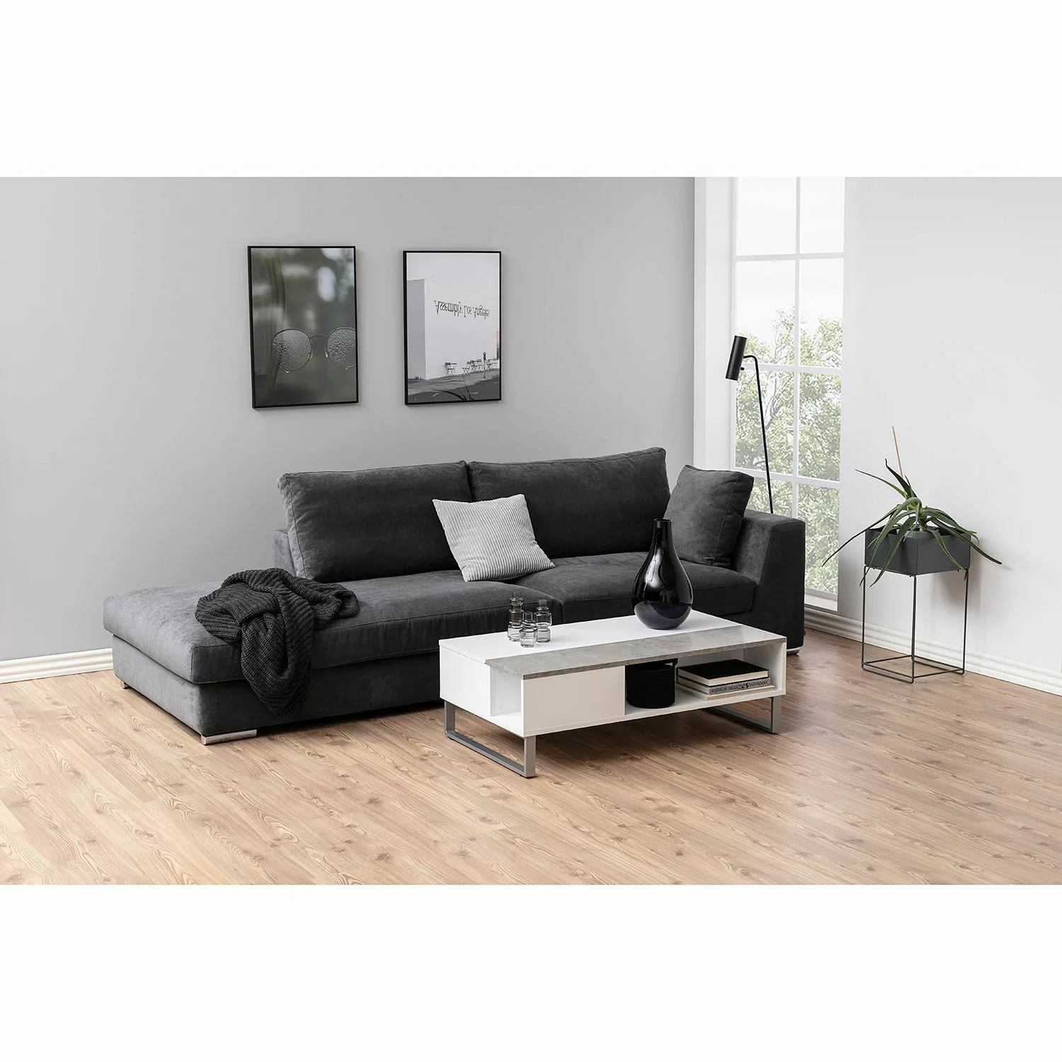 Couchtisch - weiß - 60 cm - 35 cm - 60 cm - Tische > Couchtische - Möbel Kr günstig online kaufen