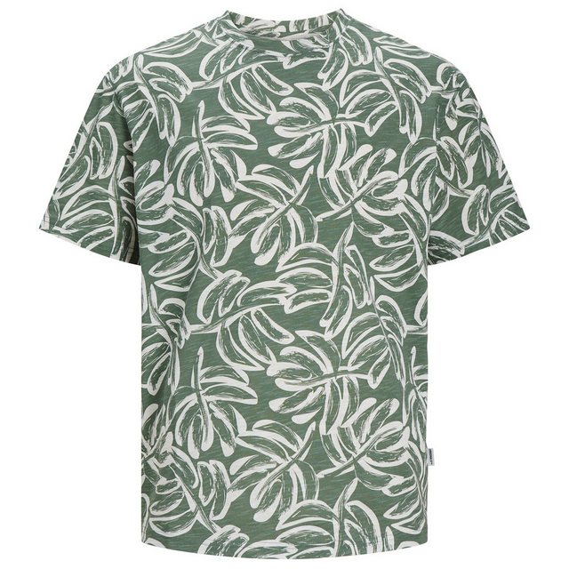 Jack & Jones Rundhalsshirt Große Größen T-Shirt JORLAFAYETTE floral salbei- günstig online kaufen