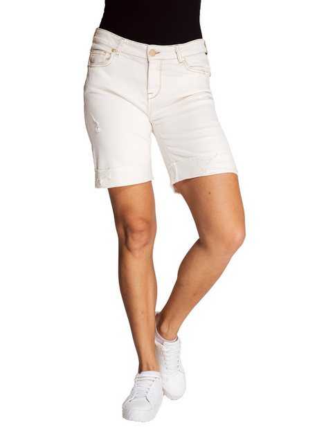 Zhrill Shorts Jeans Short NOVA Off White (0-tlg) angenehmer Tragekomfort günstig online kaufen