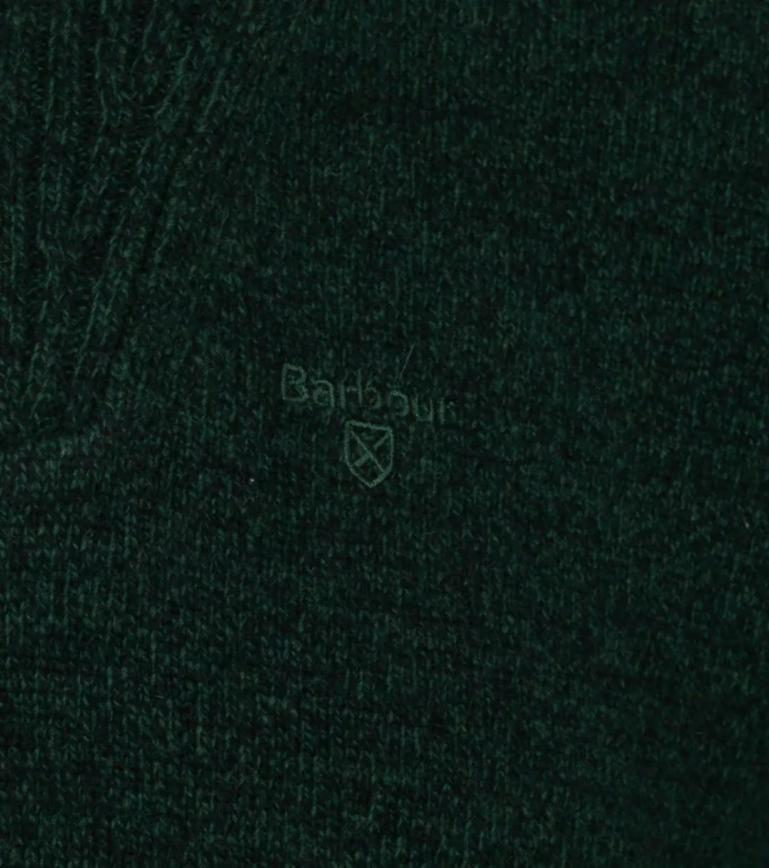 Barbour Half Zip Pullover Wolle Dunkelgrün - Größe XL günstig online kaufen