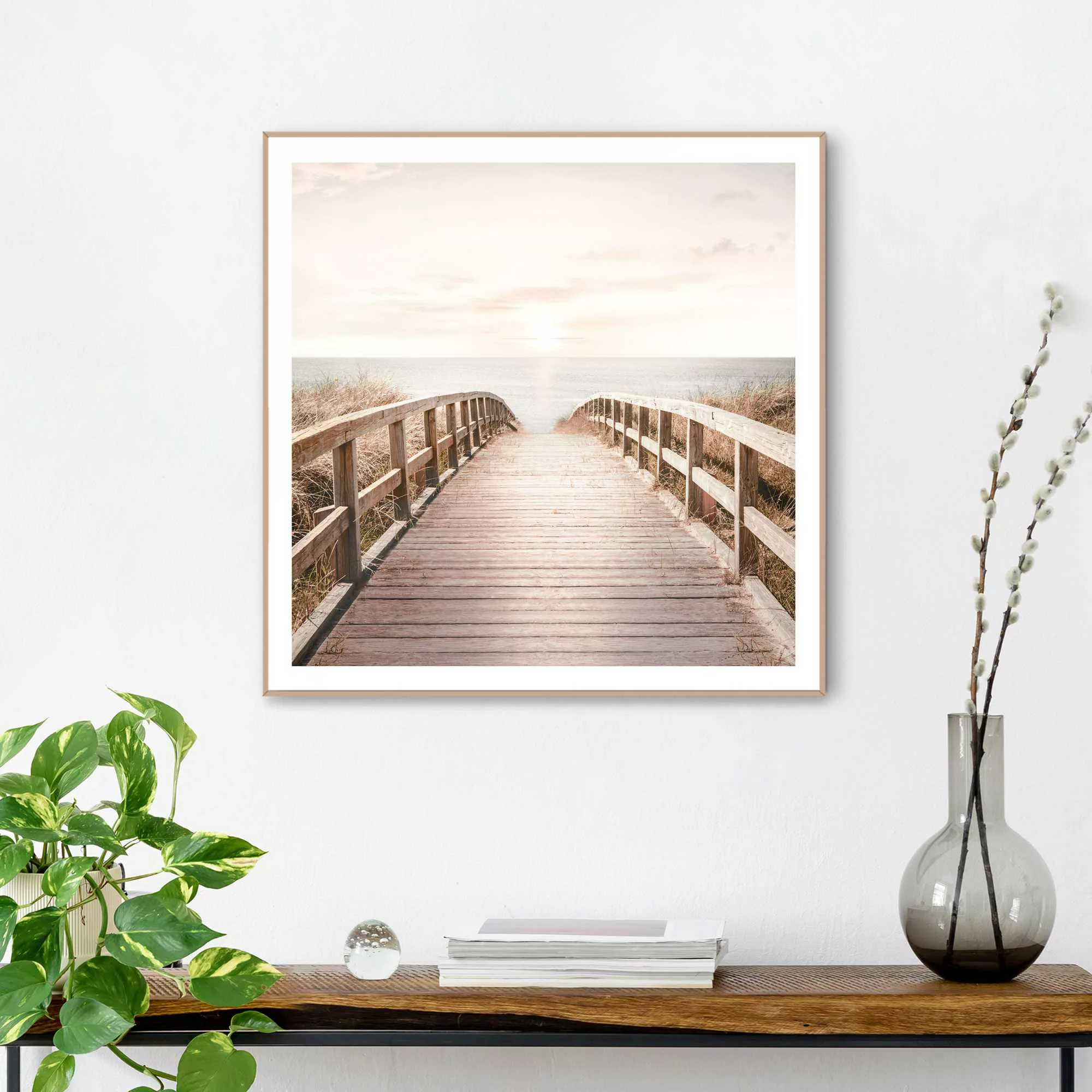 Reinders! Wandbild »Brücke zum Strand« günstig online kaufen