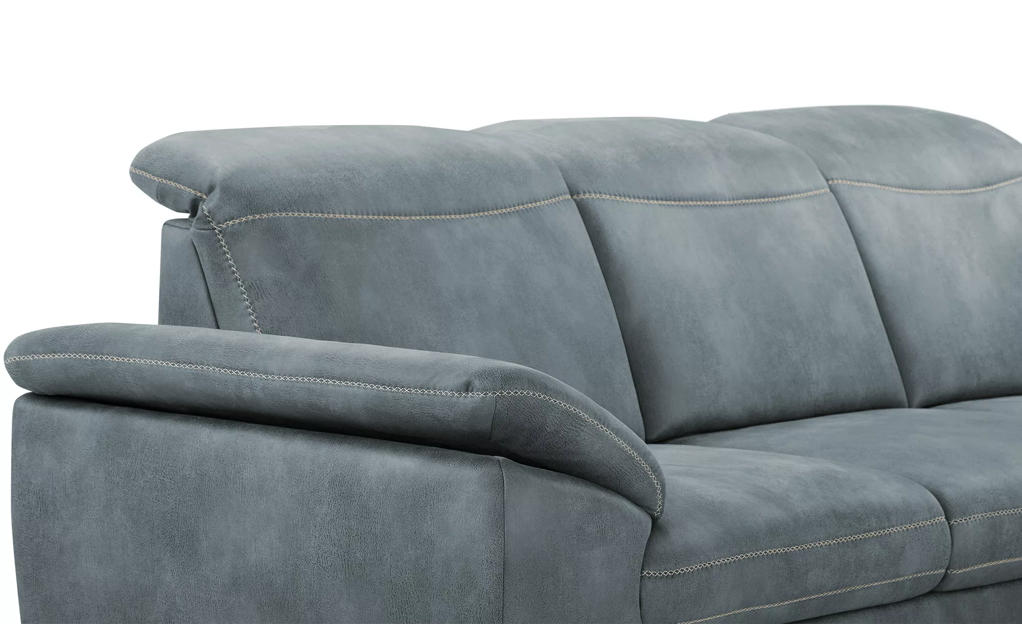 meinSofa Ecksofa  Raica ¦ blau ¦ Maße (cm): B: 266 H: 91 T: 243 Polstermöbe günstig online kaufen