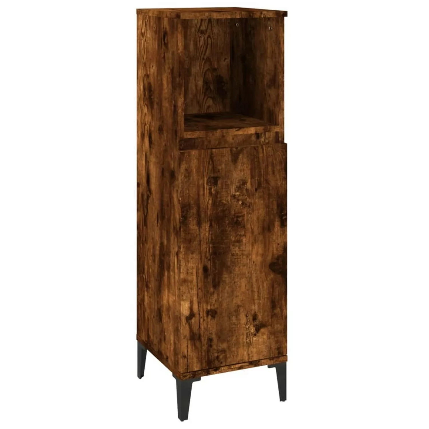 Vidaxl Badschrank Räuchereiche 30x30x100 Cm Holzwerkstoff günstig online kaufen