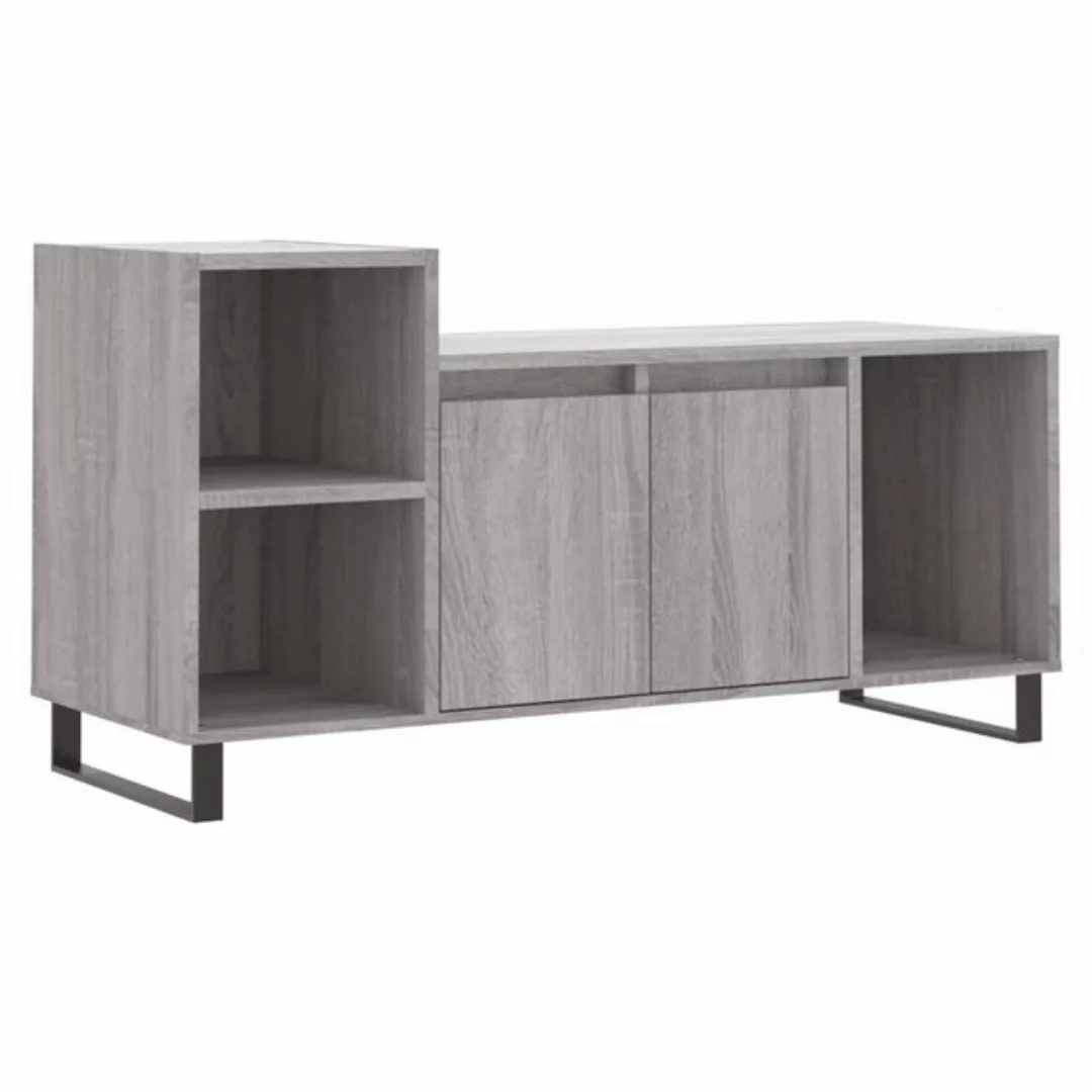 vidaXL TV-Schrank TV-Schrank Grau Sonoma 100x35x55 cm Spanplatte TV-Lowboar günstig online kaufen