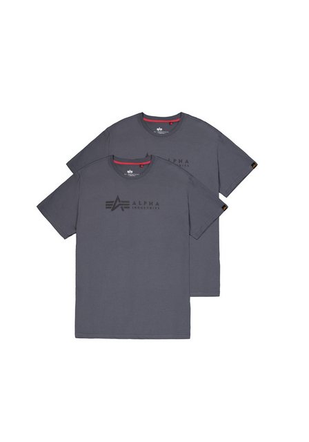 Alpha Industries T-Shirt Alpha Industries Men - T-Shirts Alpha Label T 2 Pa günstig online kaufen