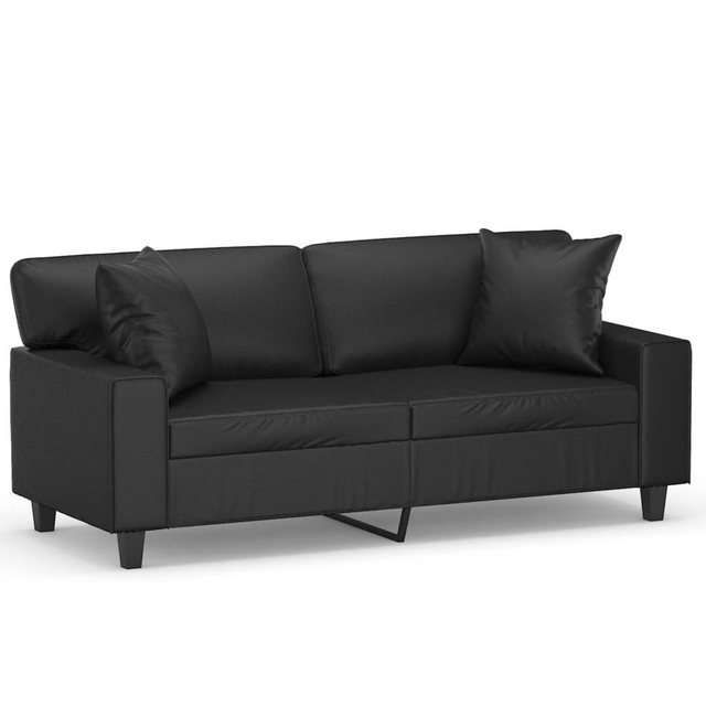 vidaXL Sofa Sofa mit Zierkissen Kunstleder, 140 cm, 2-Sitzer günstig online kaufen