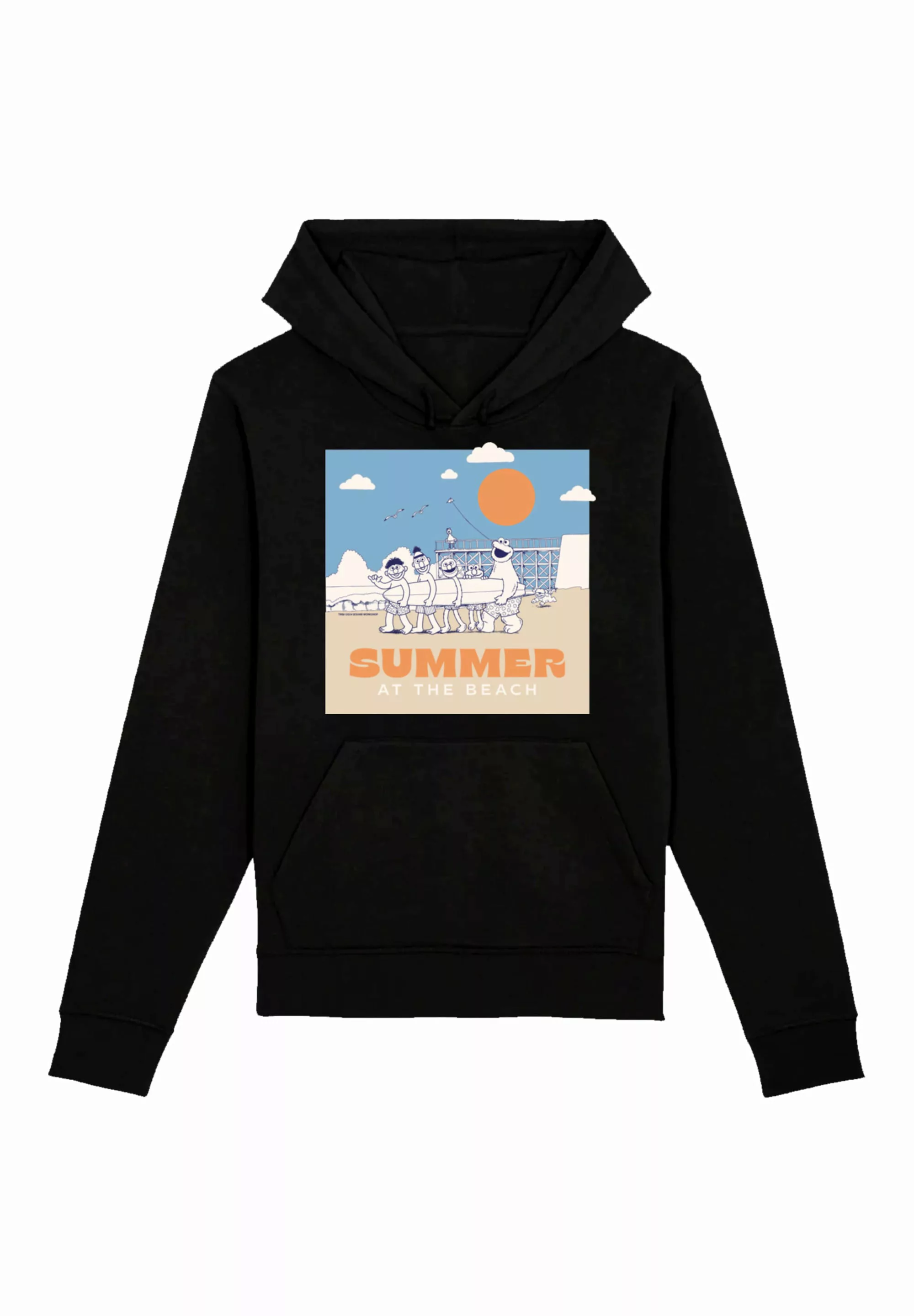 F4NT4STIC Kapuzenpullover "Sesamstraße Summer at the Beach", Premium Qualit günstig online kaufen