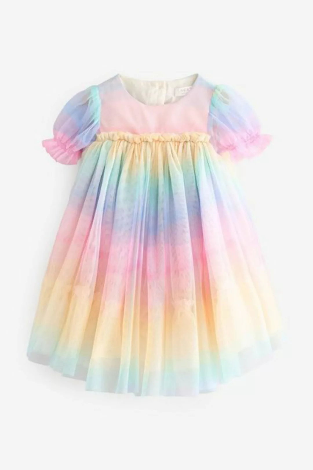 Next Tüllkleid Regenbogen Mesh-Kleid (1-tlg) günstig online kaufen