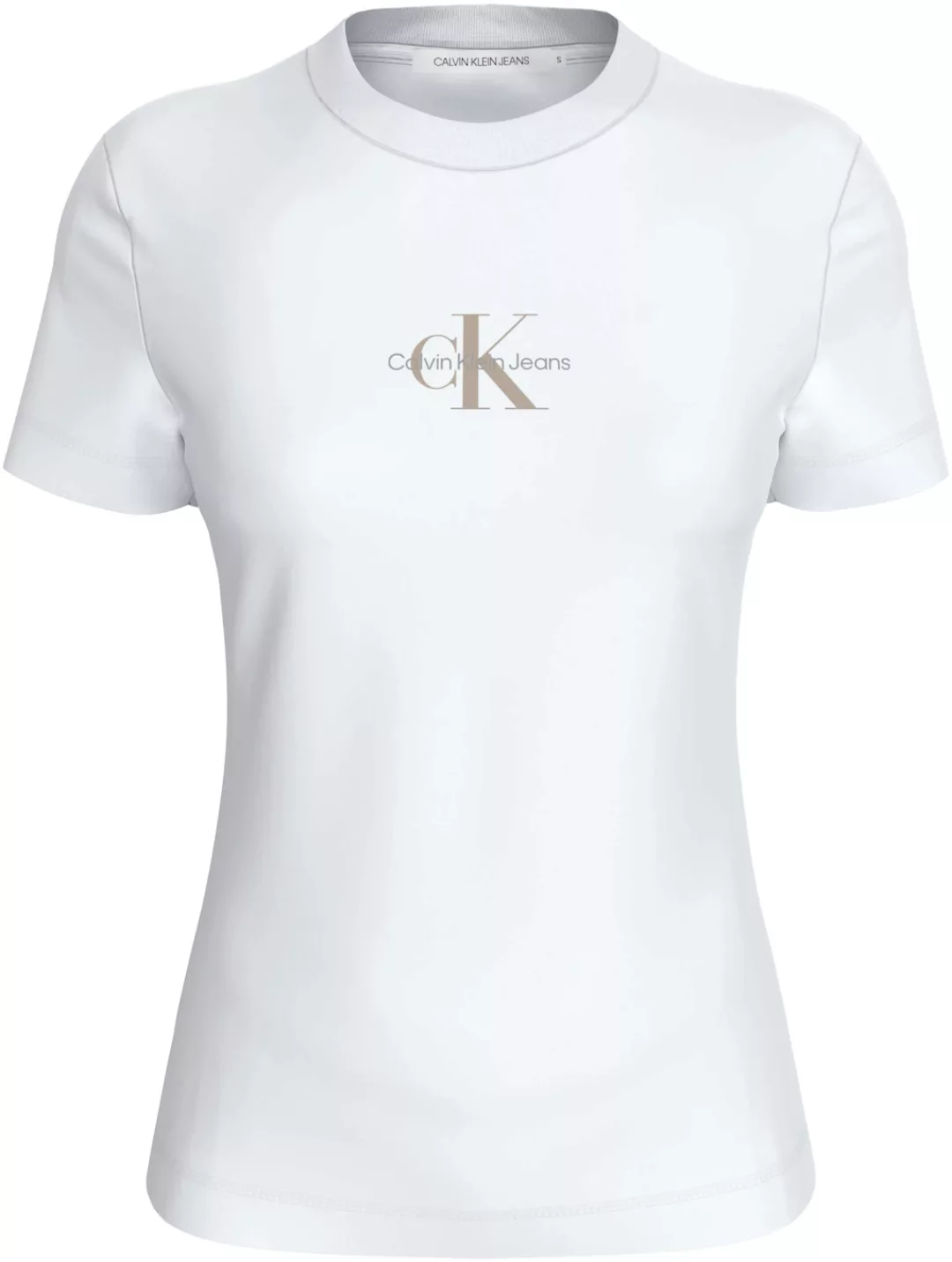 Calvin Klein Jeans T-Shirt "MONOLOGO SLIM TEE", mit Logoprägung günstig online kaufen