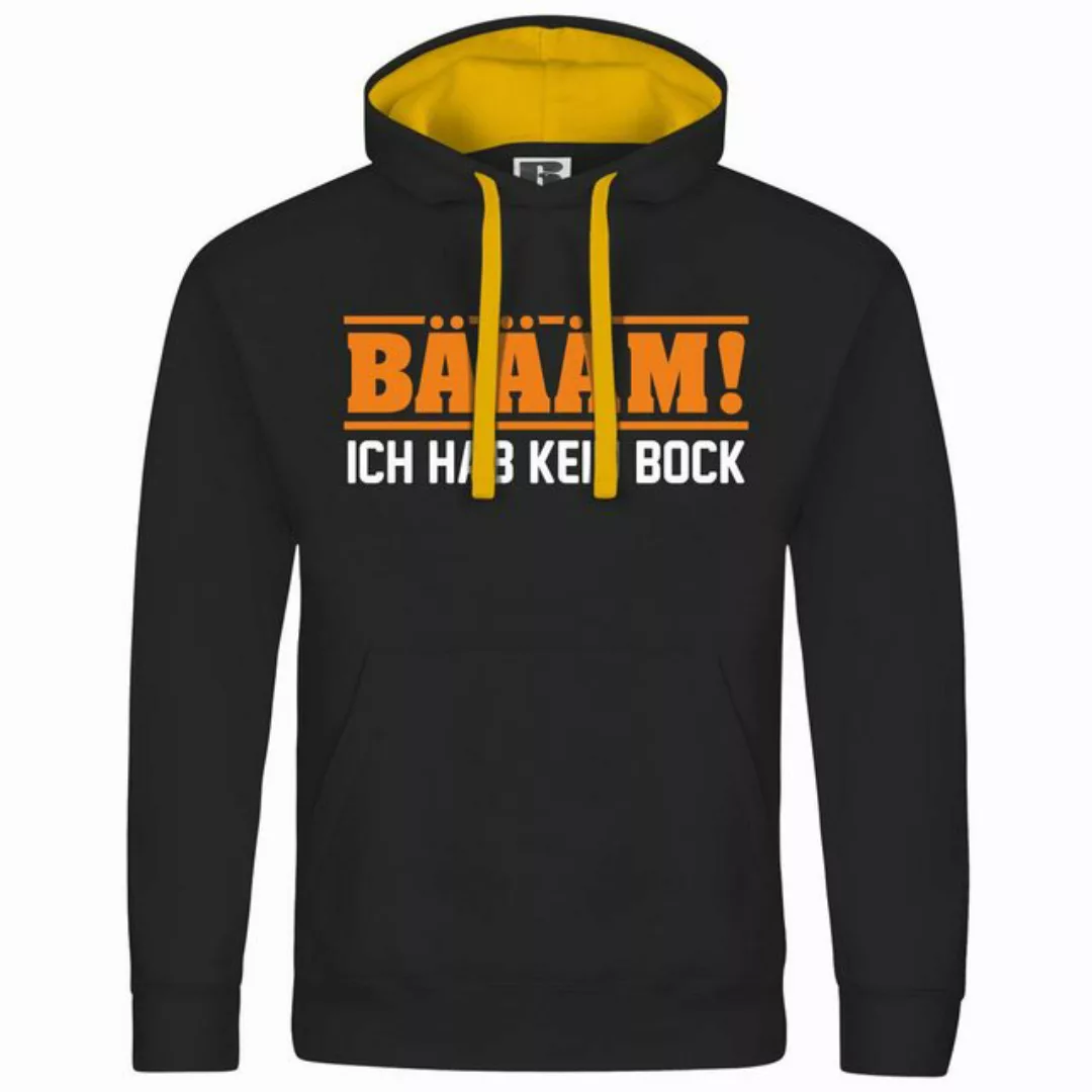 deinshirt Kapuzenpullover Herren Kapuzenpullover BÄÄÄM Ich hab kein bock me günstig online kaufen