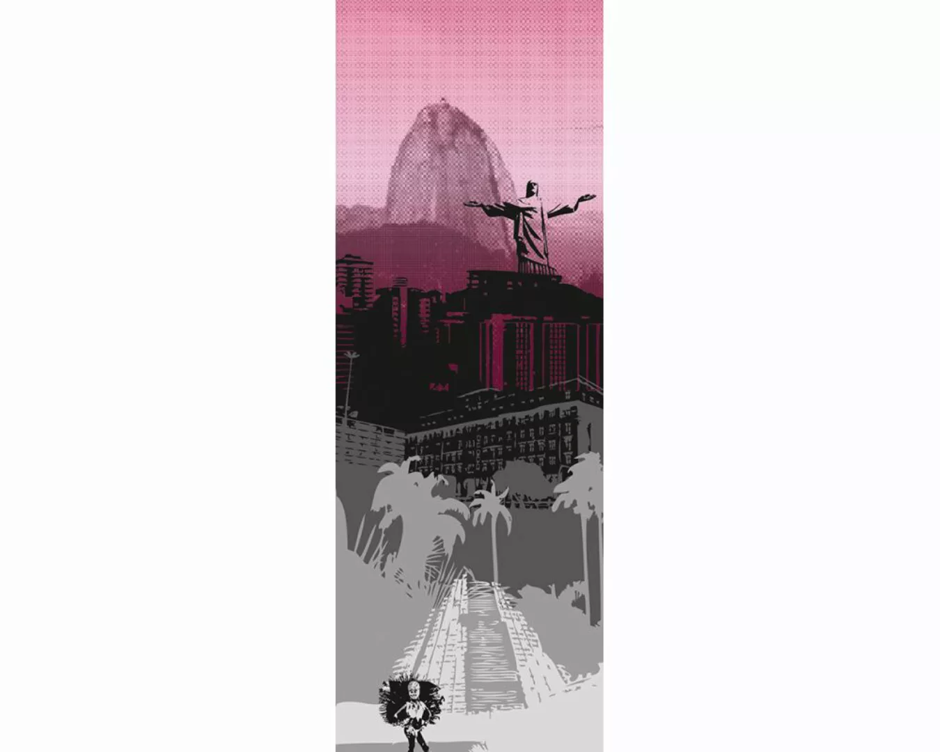 Dekopanel "Rio de Janeiro" 1,00x2,80 m / Glattvlies Brillant günstig online kaufen