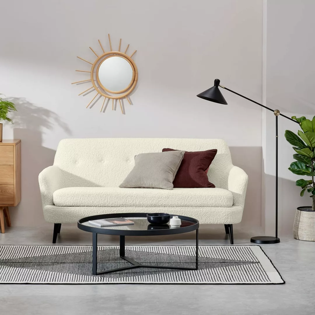 Verne 3-Sitzer Sofa, Kunstfell - MADE.com günstig online kaufen