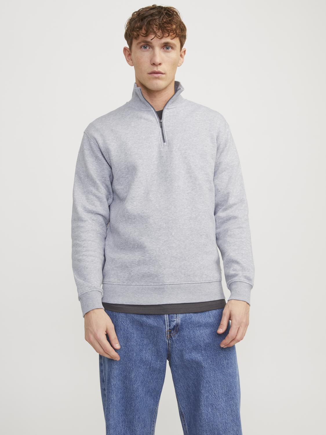 Jack & Jones Sweatshirt "JJEBRADLEY SWEAT HALF ZIP NOOS", mit Troyer Kragen günstig online kaufen