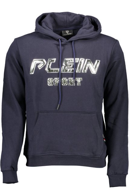 PLEIN SPORT Sweatshirt Herren Sweatshirt Blau: Kapuzenpullover mit Tasche günstig online kaufen