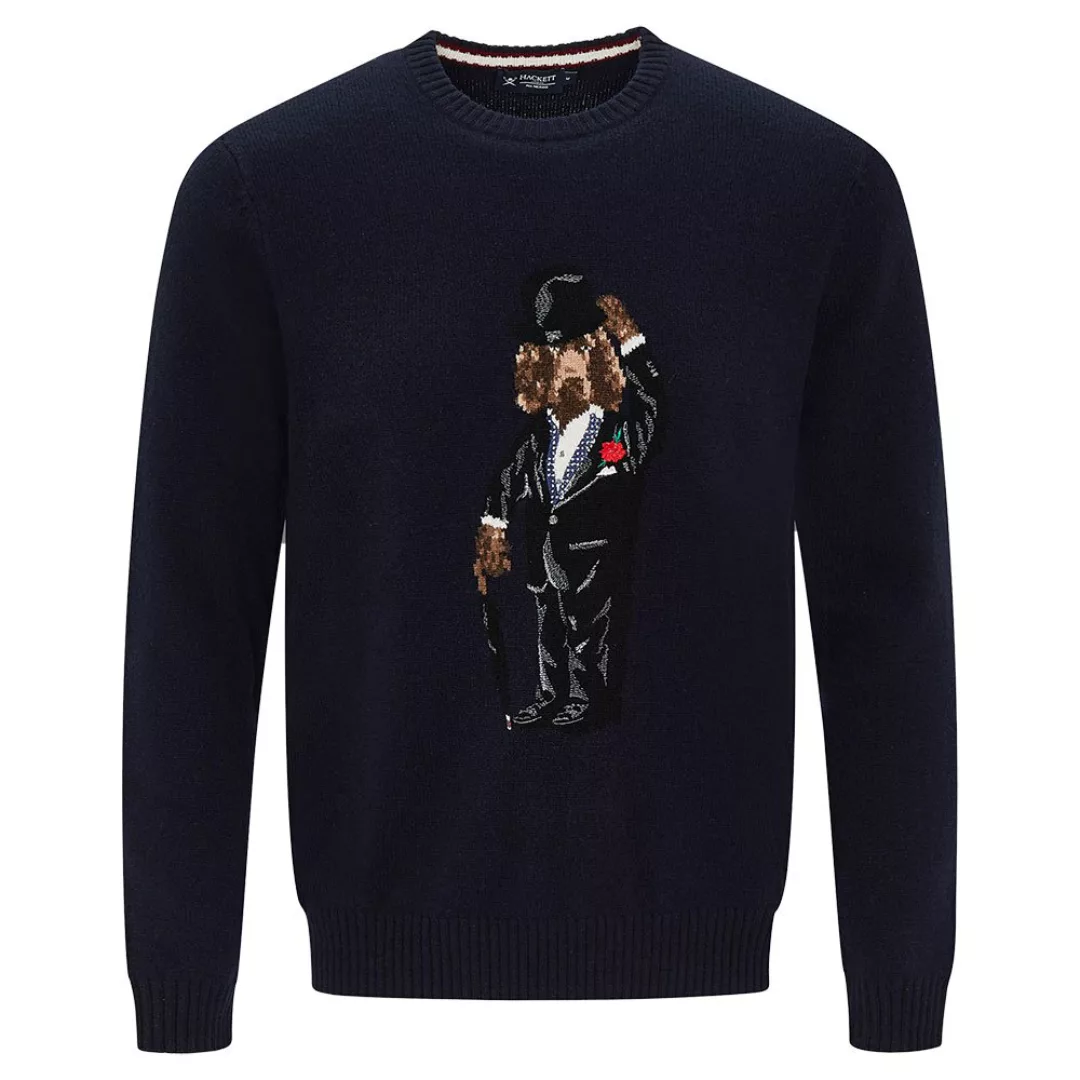 Hackett Dandy Harry Rundhalsausschnitt Sweater 2XL Navy günstig online kaufen