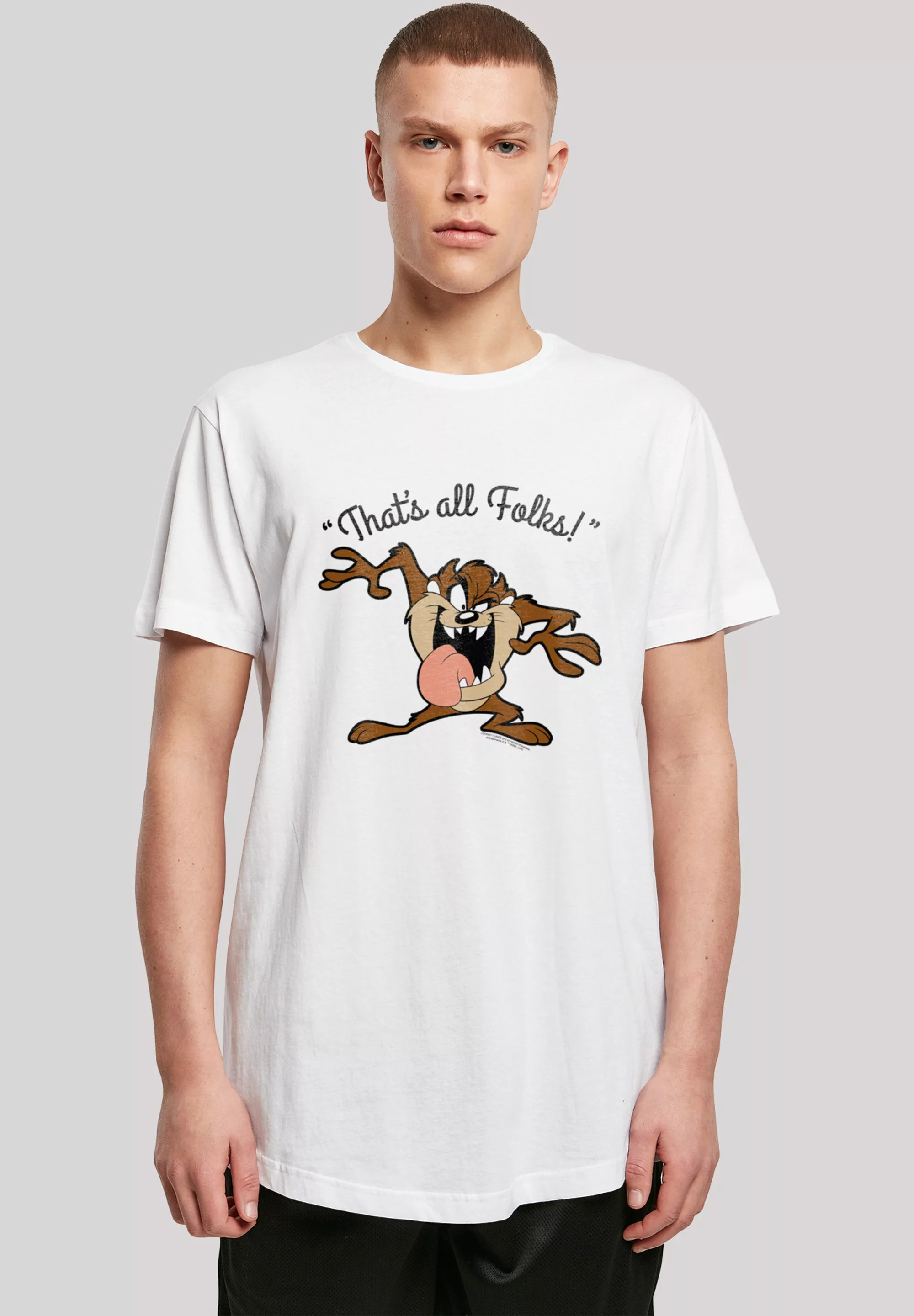 F4NT4STIC T-Shirt "Looney Tunes Taz Thats All Folks", Print günstig online kaufen