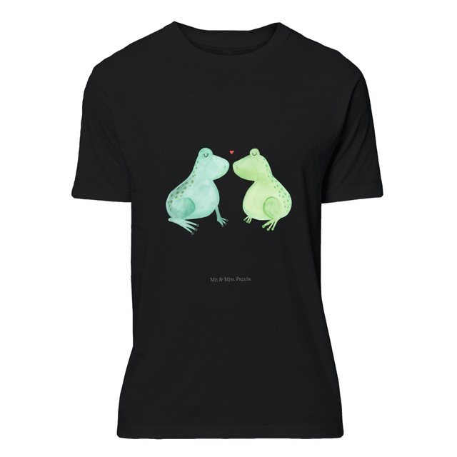 Mr. & Mrs. Panda T-Shirt Frosch Liebe - Schwarz - Geschenk, Geschenk Freund günstig online kaufen