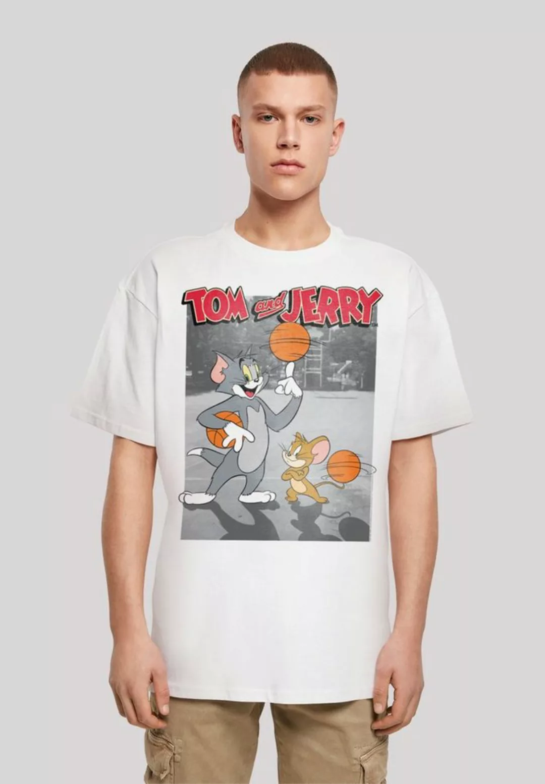 F4NT4STIC T-Shirt "Tom und Jerry Basketball Buddies", Print günstig online kaufen