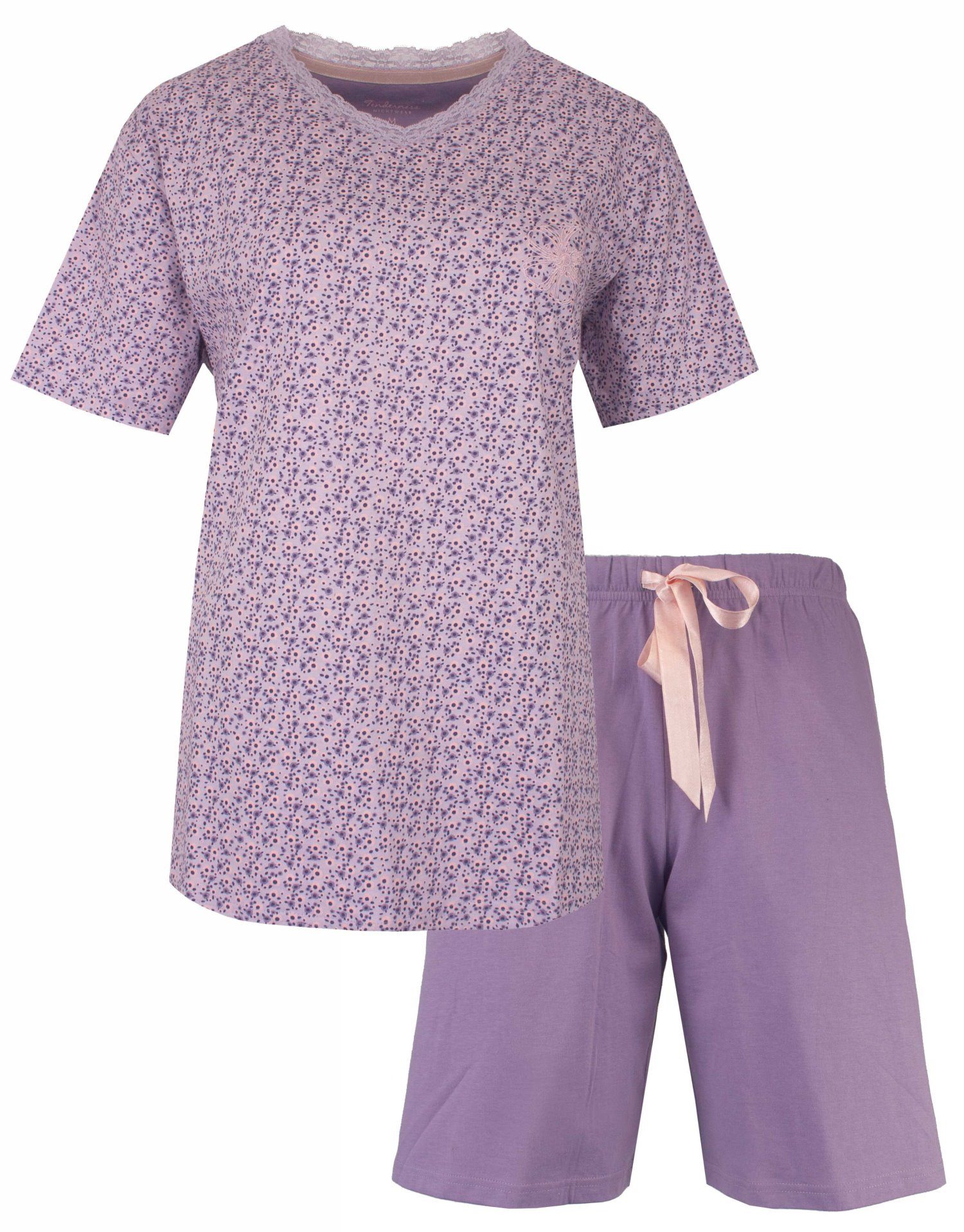 Tenderness Shorty Damen Pyjama kurz (2 günstig online kaufen