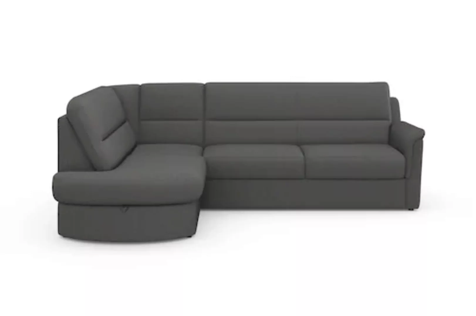 sit&more Ecksofa "Panini L-Form", wahlweise mit Bettfunktion und Bettkasten günstig online kaufen