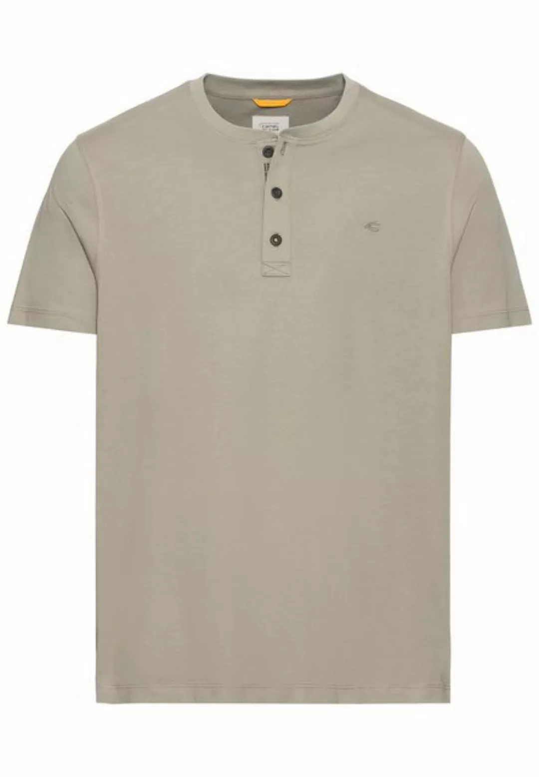 camel active Henleyshirt Kurzarm Henley aus Organic Cotton günstig online kaufen