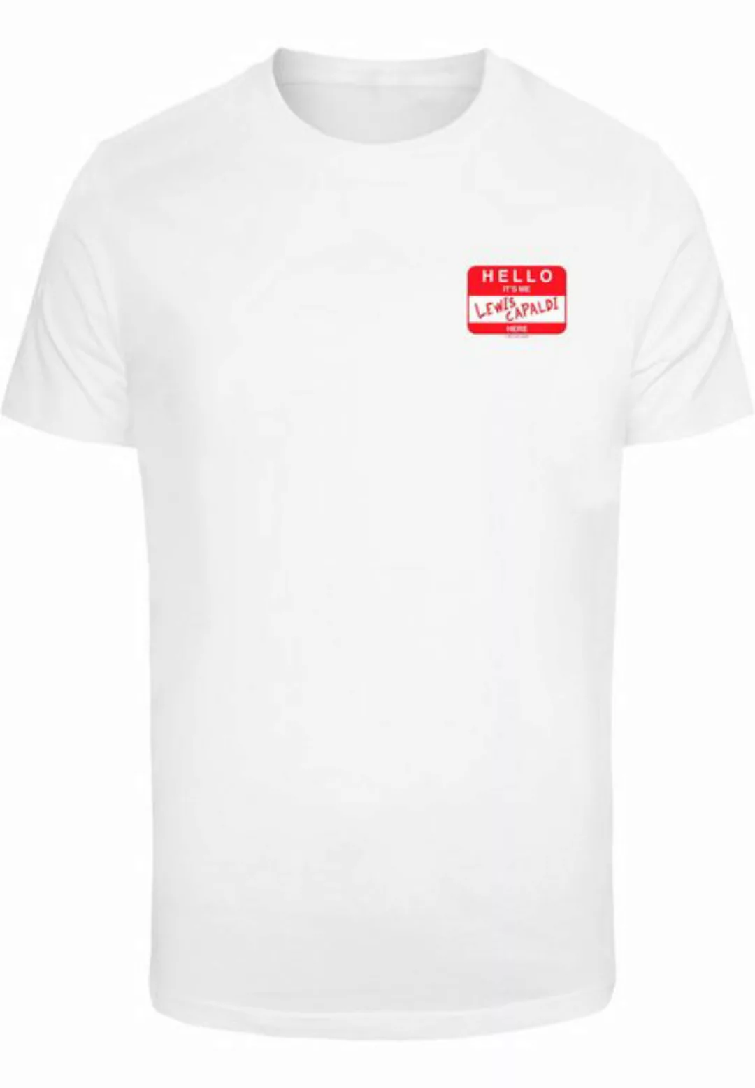 Merchcode T-Shirt Merchcode Herren Lewis Capaldi - Hello it's me T-Shirt (1 günstig online kaufen