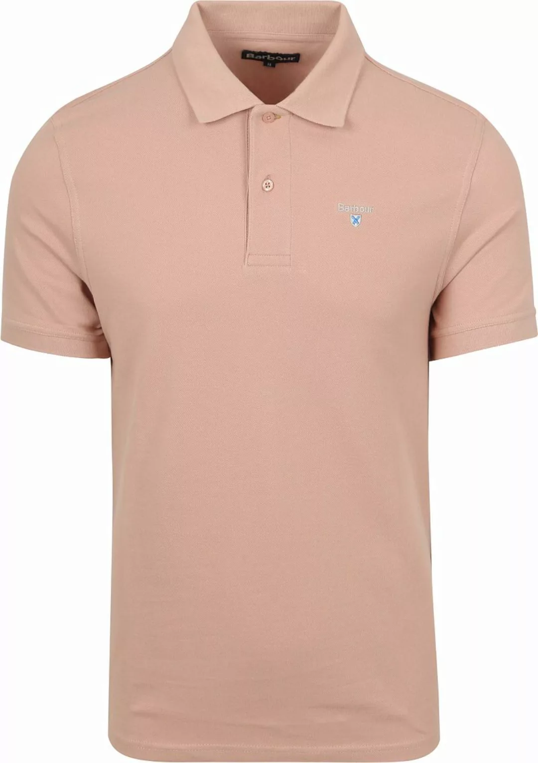 Barbour Pique Poloshirt Hellrosa - Größe XXL günstig online kaufen