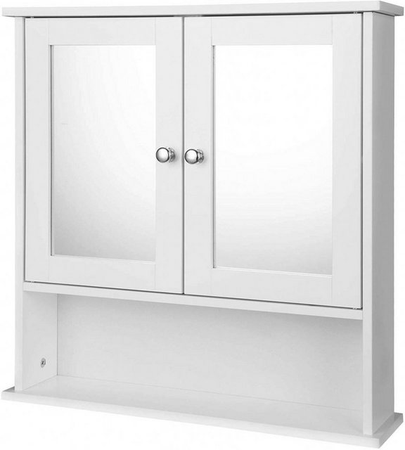 EUGAD Spiegelschrank (1-St) Hängeschrank Badezimmerspiegel mit Tür aus Holz günstig online kaufen