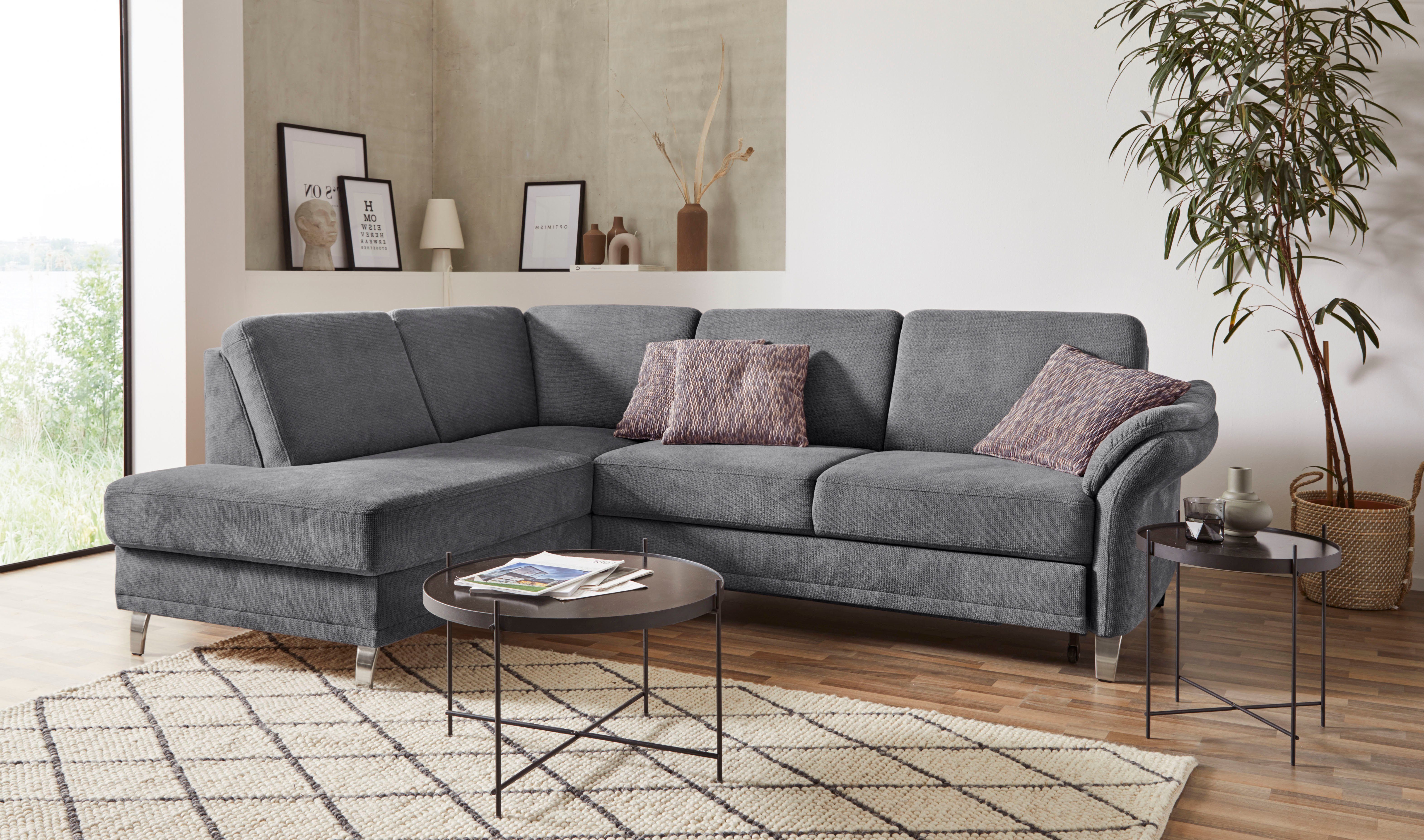 sit&more Ecksofa "Clio L-Form", wahlweise mit Bettfunktion und Bettkasten, günstig online kaufen