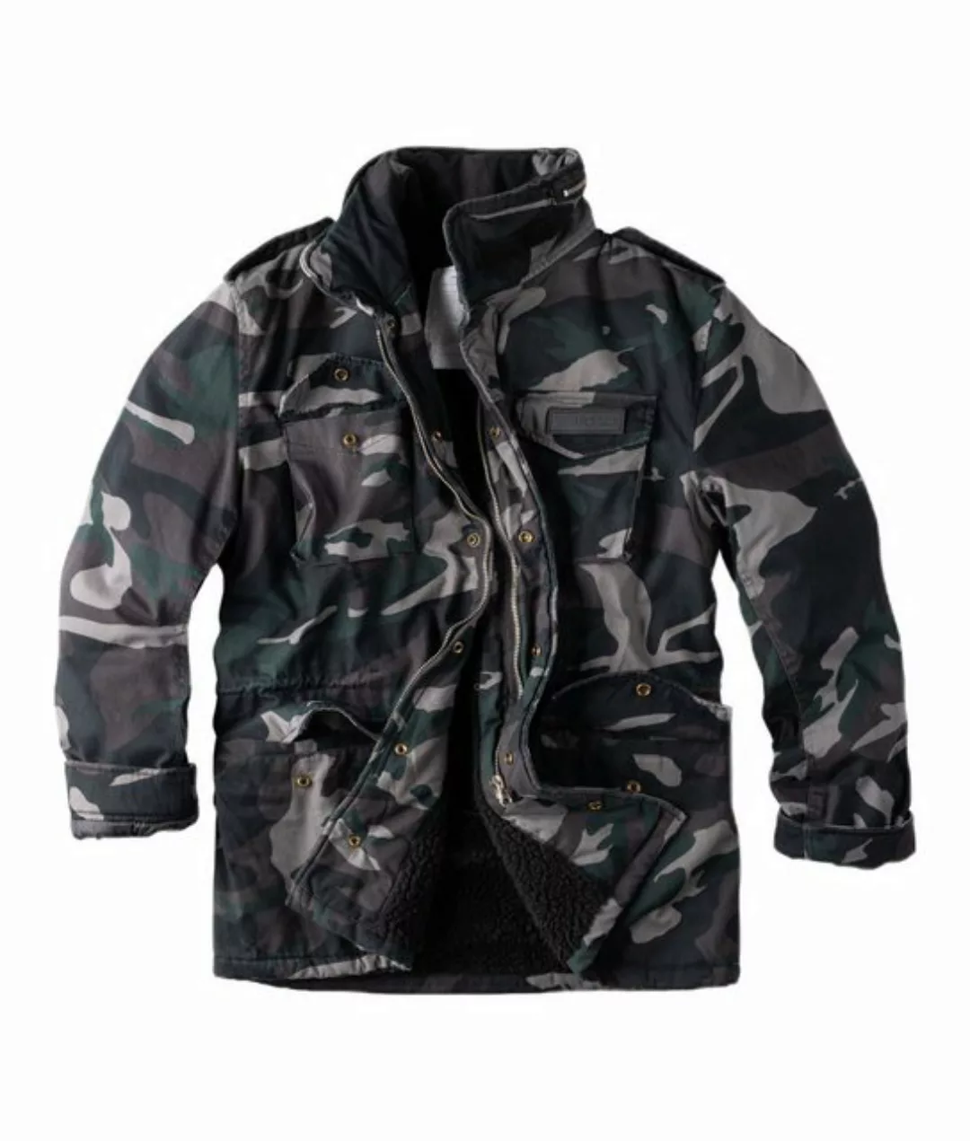 Surplus Raw Vintage Fieldjacket PARATROOPER Winter Jacket Winterjacke, blac günstig online kaufen