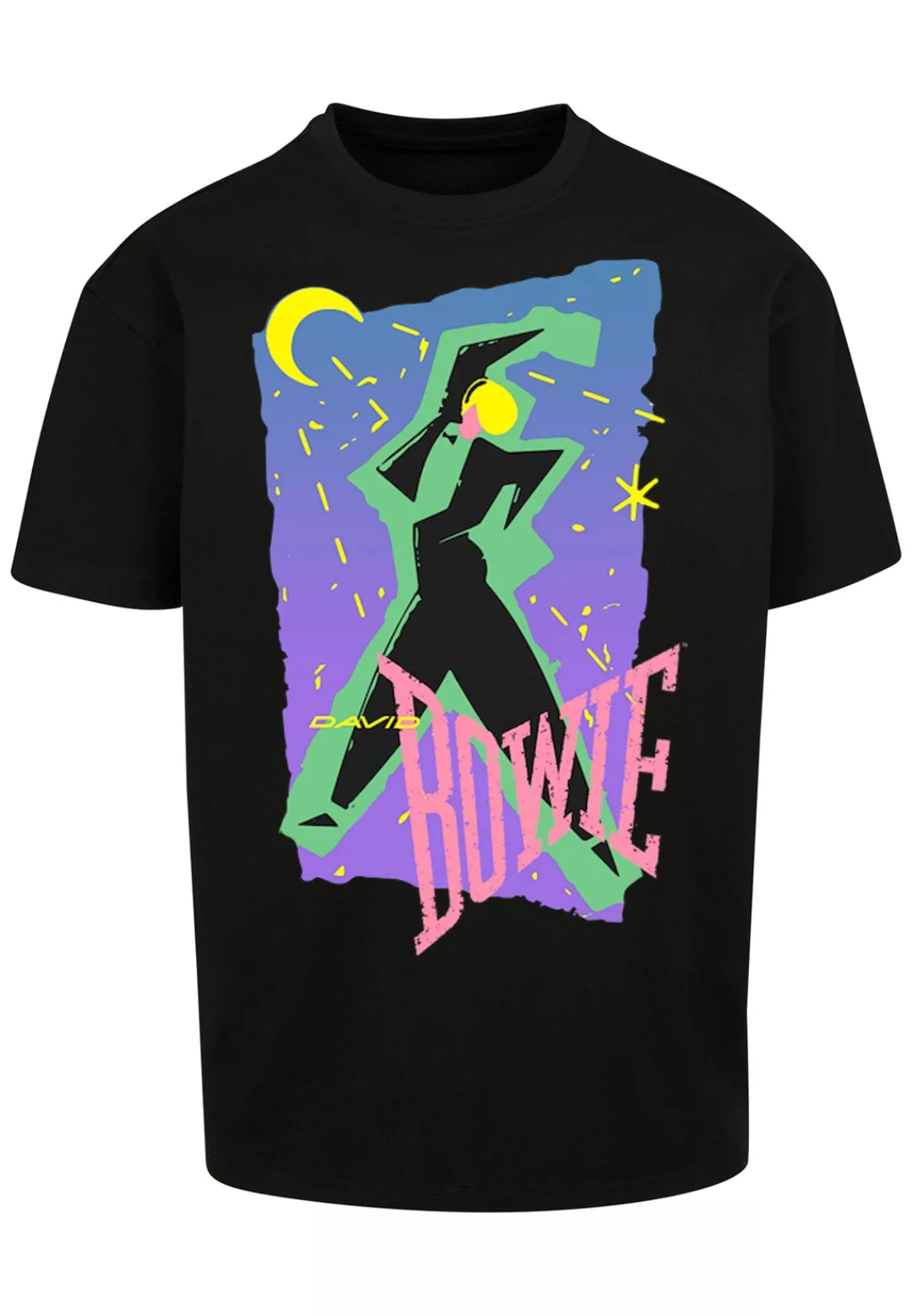 F4NT4STIC T-Shirt "David Bowie Rock Music Band Moonlight Dance" günstig online kaufen