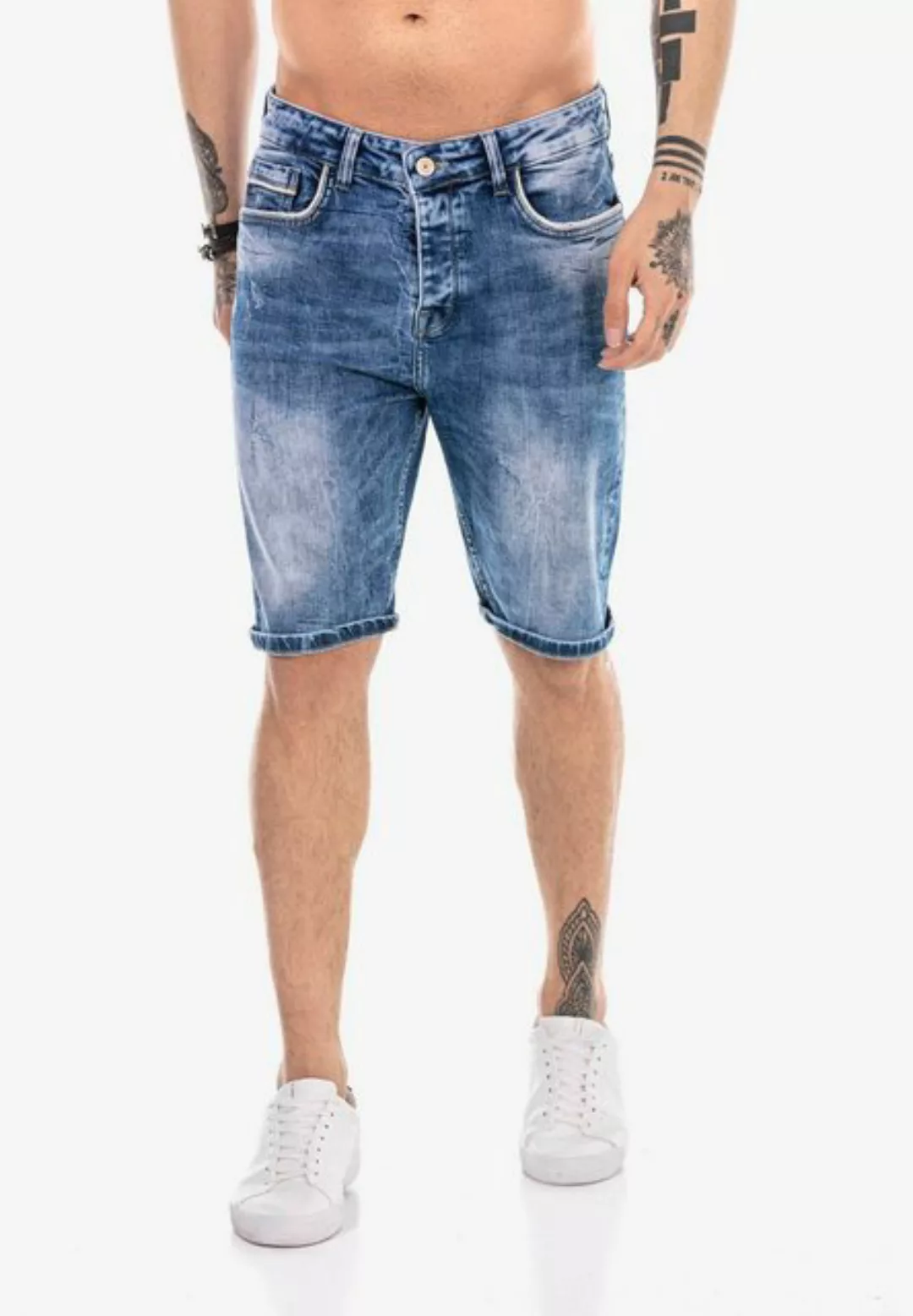 RedBridge Jeansshorts Red Bridge Herren Jeans Short Kurze Hose Denim kontra günstig online kaufen