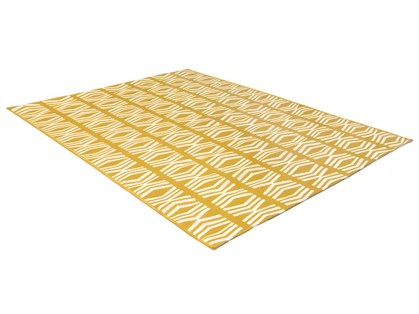 Teppich Indoor & Outdoor - 150 x 200 cm - Gelb - GRENADA günstig online kaufen