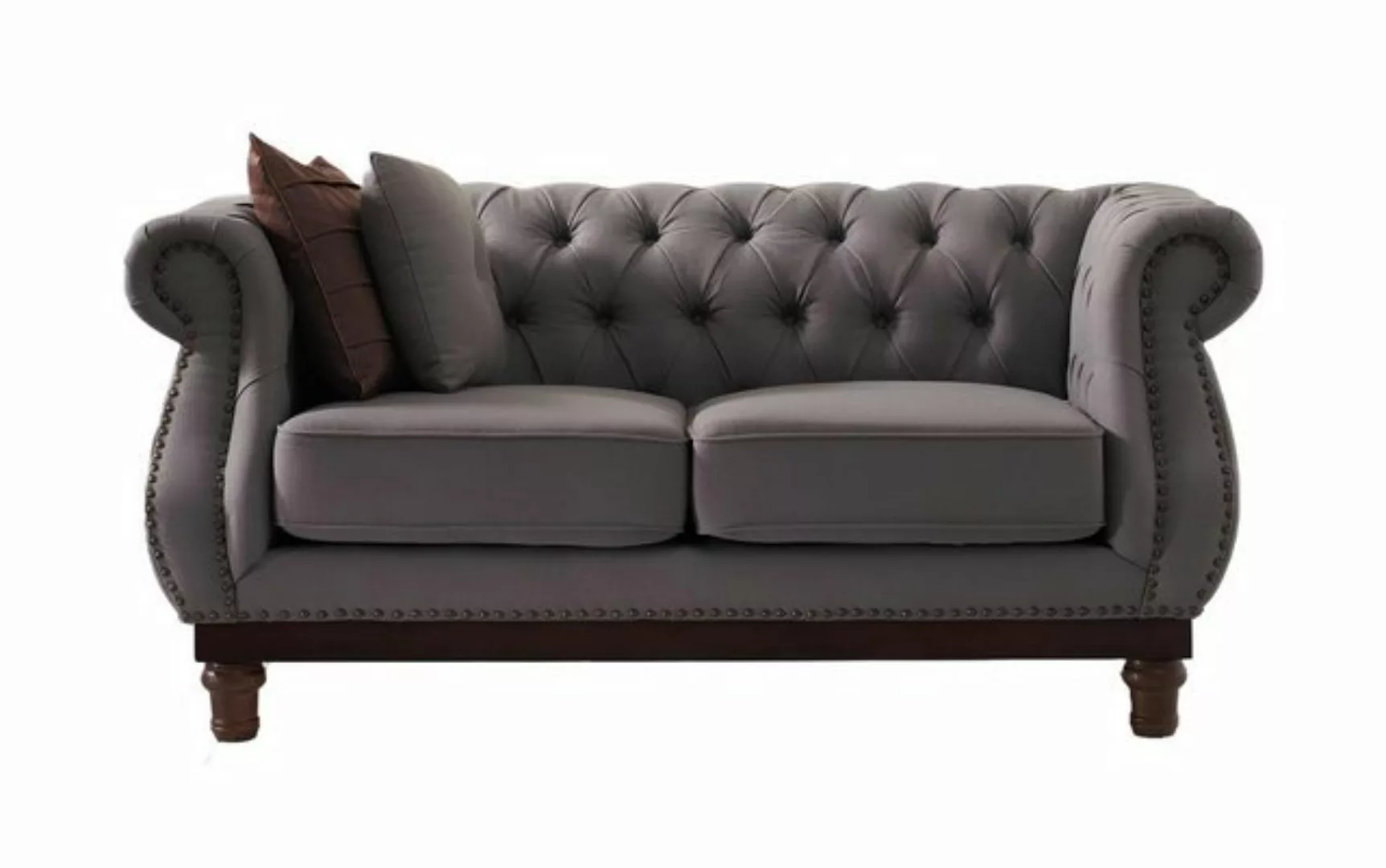 Xlmoebel 2-Sitzer Chesterfield Sofa Sitzmöbel Polstermöbel Stoff Sitzbank, günstig online kaufen