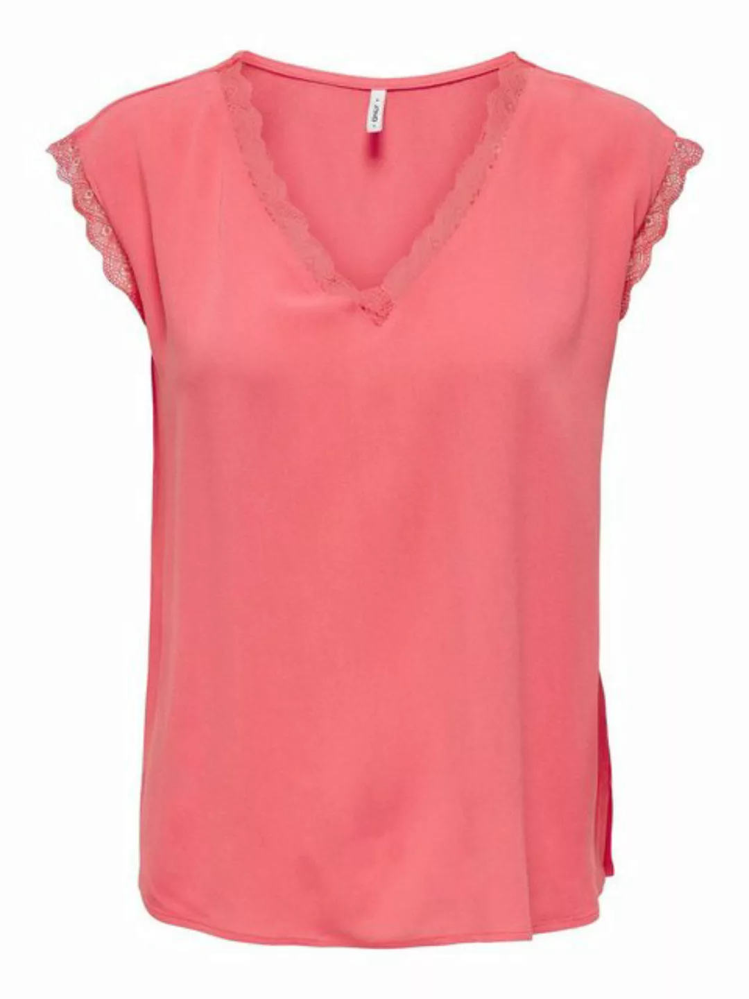 ONLY T-Shirt Only Damen Basic T-Shirt Top OnlJasmina V-Ausschnitt kurz-arm günstig online kaufen