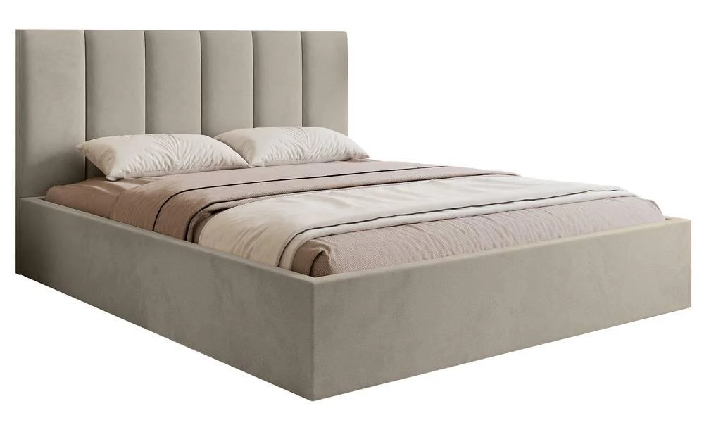 NADUVI Collection | Bettgestell Carolina mit Staufach Samt 180x200 günstig online kaufen
