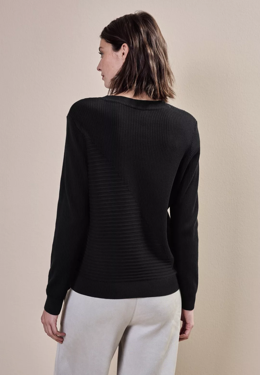 Cecil Strickpullover, mit Kontrastdetails günstig online kaufen