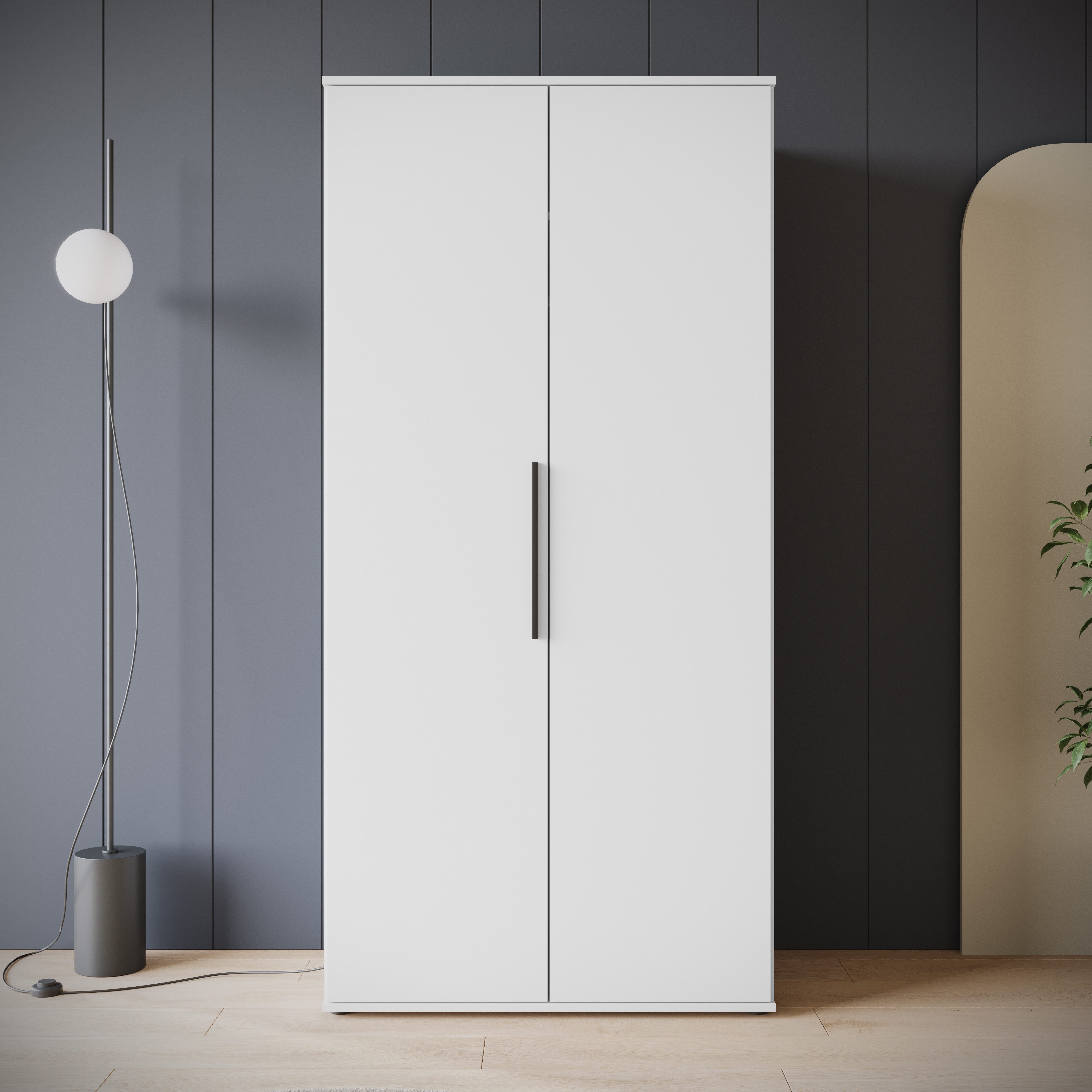 INOSIGN Kleiderschrank LAGOS Wäscheschrank, Garderobe, schwarze günstig online kaufen